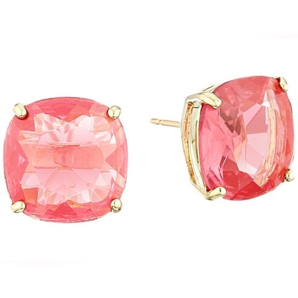 ♠️Kate Spade♠️ Peach Small Gumdrop Stud Earrings - Picture 1 of 8